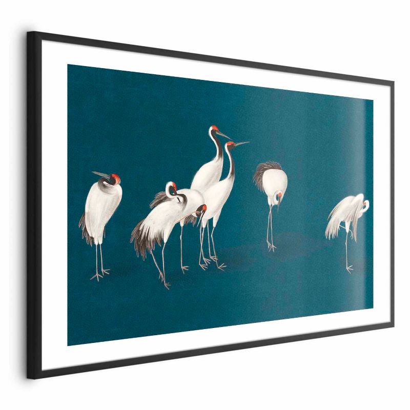 Plakat Artgeist Wieczór nad stawem 60x40 cm z ramą czarną 1 szt