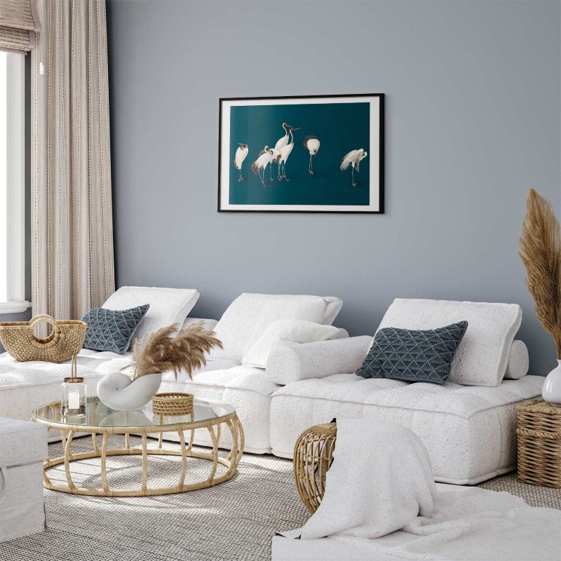 Plakat Artgeist Wieczór nad stawem 60x40 cm z ramą czarną 1 szt