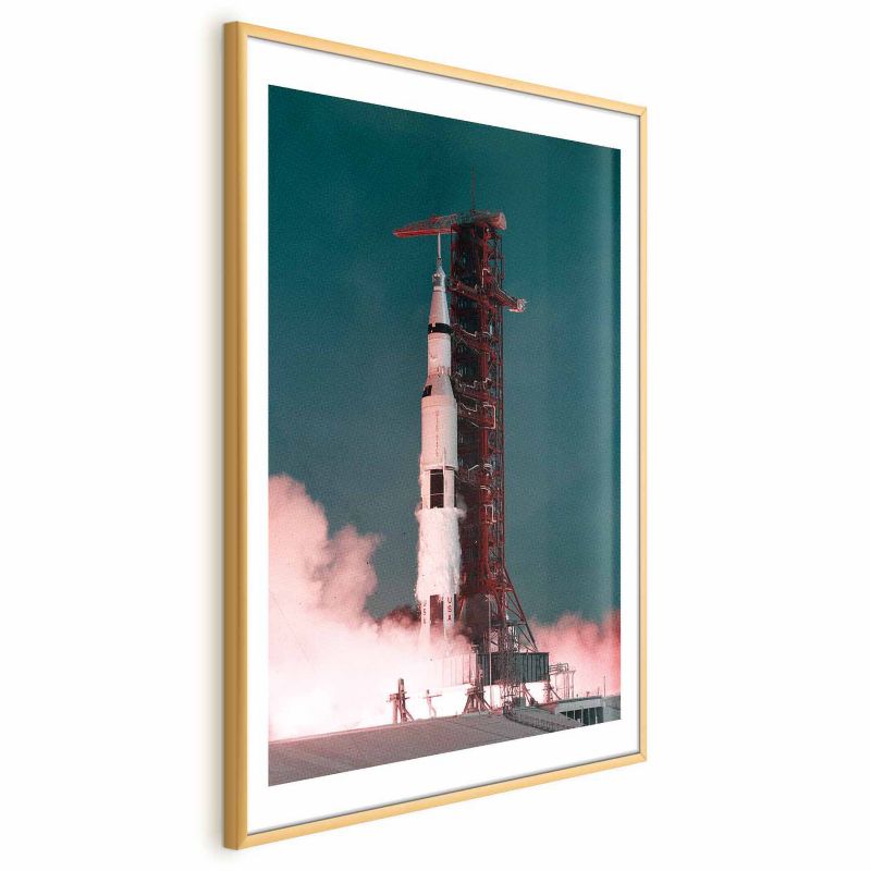 Plakat Artgeist Wielki start 29,7x42 cm z ramą złotą 1 szt