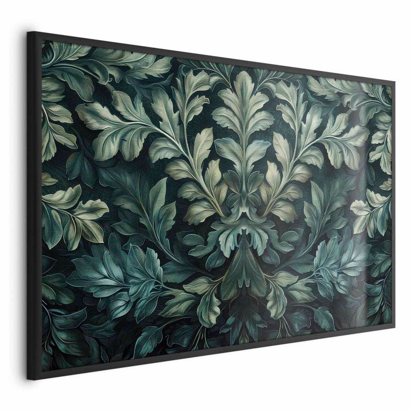 Plakat Artgeist Wiktoriańskie liście 42x29,7 cm z ramą czarną 1 szt