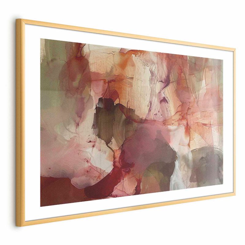 Plakat Artgeist Wiosenna kompozycja 30x21 cm z ramą złotą 1 szt