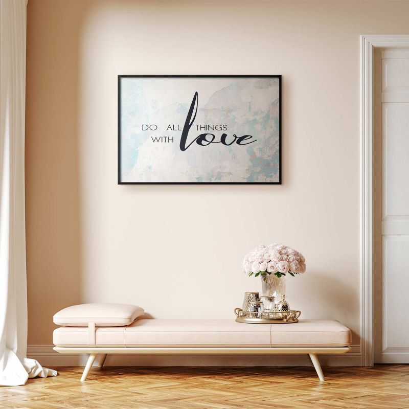 Plakat Artgeist With love 90x60 cm z ramą czarną 1 szt