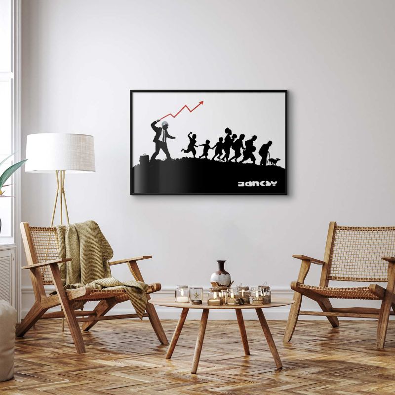 Plakat Artgeist Wyścig 30x21 cm z ramą czarną 1 szt