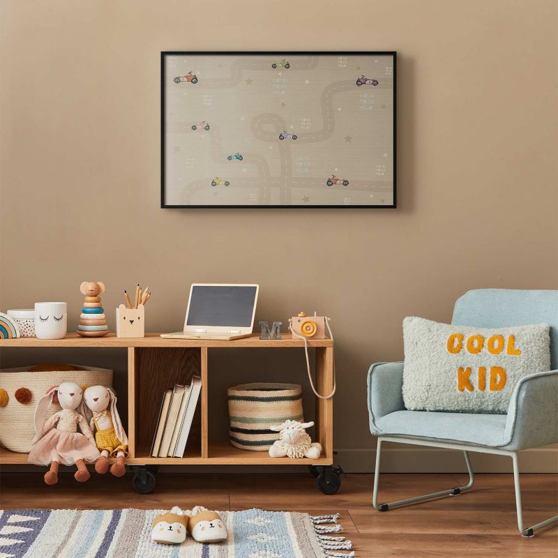 Plakat Artgeist Wyścigowe autka 42x29,7 cm z ramą czarną 1 szt