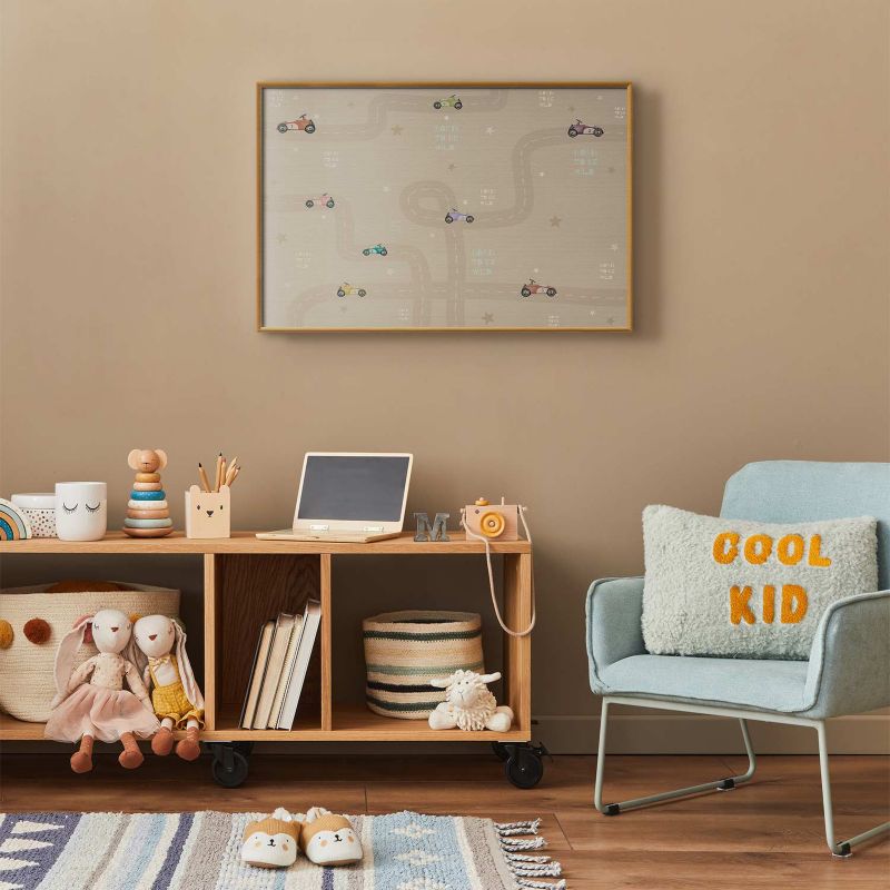 Plakat Artgeist Wyścigowe autka 60x40 cm z ramą złotą 1 szt