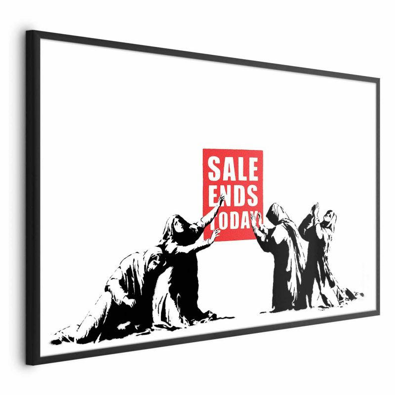 Plakat Artgeist Wyprzedaż 30x21 cm z ramą czarną 1 szt