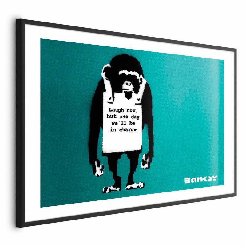 Plakat Artgeist Zła małpa 60x40 cm z ramą czarną 1 szt