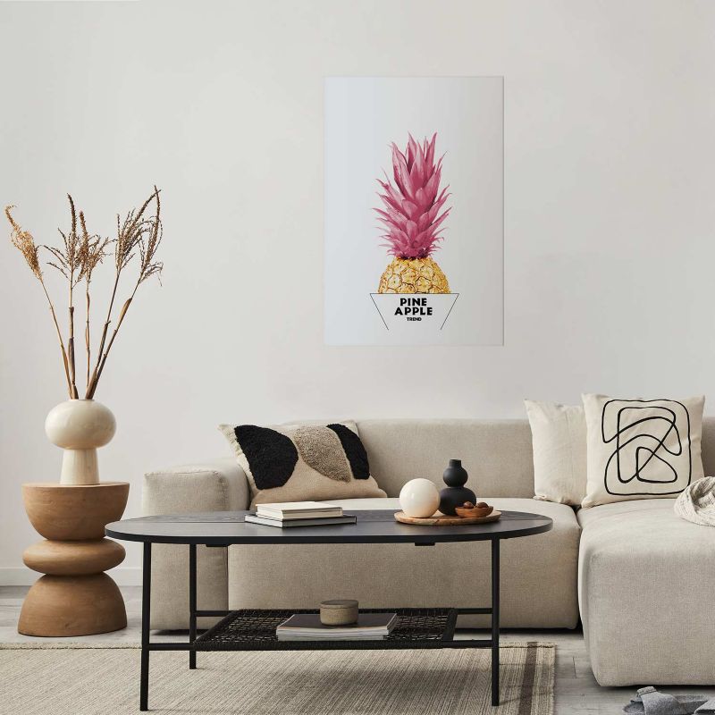 Plakat Artgeist Złoty ananas 40x60 cm bez ramy 1 szt