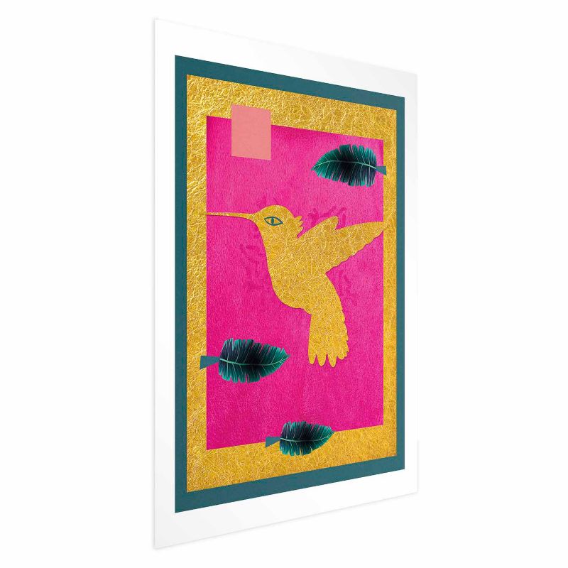 Plakat Artgeist Złoty koliber 40x60 cm bez ramy 1 szt