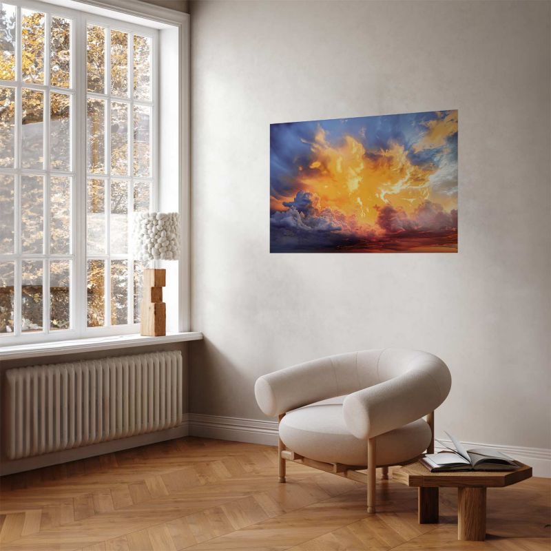 Plakat Artgeist Zachód słońca 30x21 cm bez ramy 1 szt