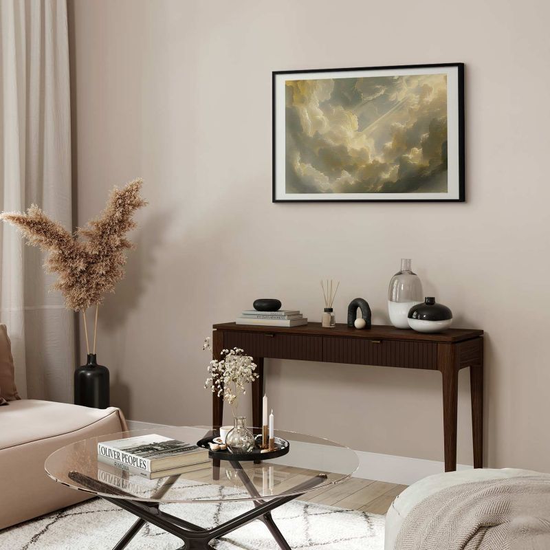 Plakat Artgeist Zachwycająca gra kolorów 30x21 cm z ramą czarną 1 szt