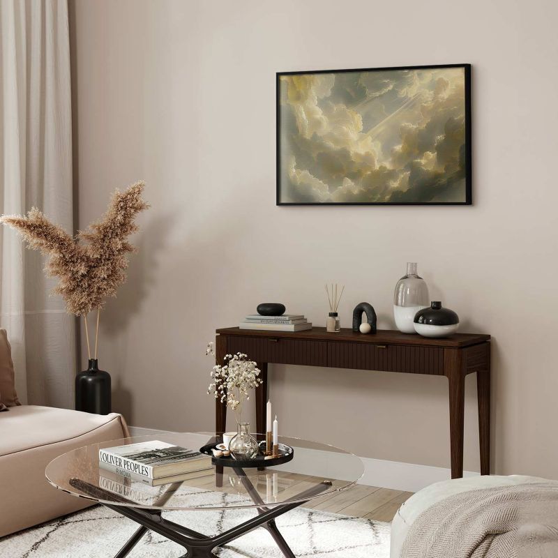 Plakat Artgeist Zachwycająca gra kolorów 30x21 cm z ramą czarną 1 szt