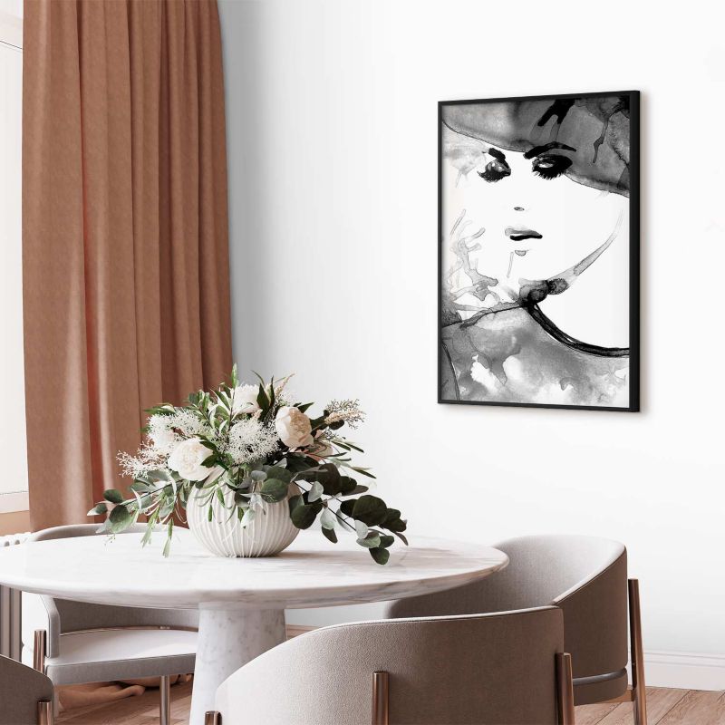 Plakat Artgeist Zakochana elegancja 29,7x42 cm z ramą czarną 1 szt