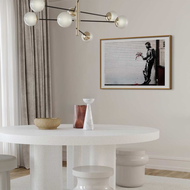 Plakat Artgeist Zakochany 42x29,7 cm z ramą złotą 1 szt