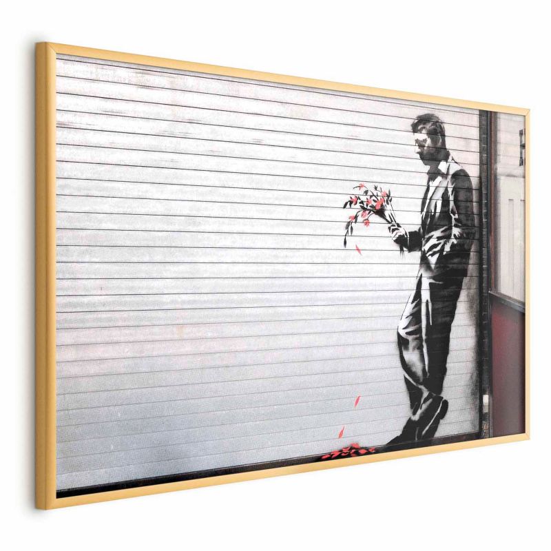 Plakat Artgeist Zakochany 42x29,7 cm z ramą złotą 1 szt