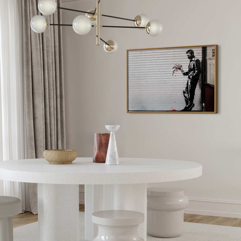 Plakat Artgeist Zakochany 42x29,7 cm z ramą złotą 1 szt