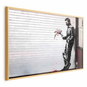 Plakat Artgeist Zakochany 90x60 cm z ramą złotą 1 szt