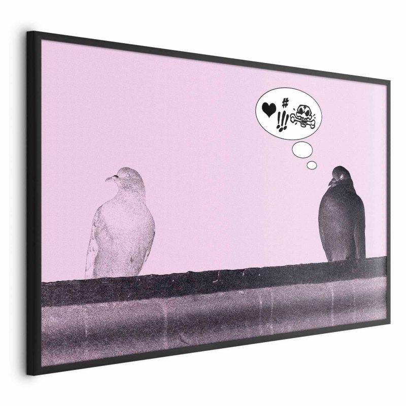 Plakat Artgeist Zaloty 90x60 cm z ramą czarną 1 szt