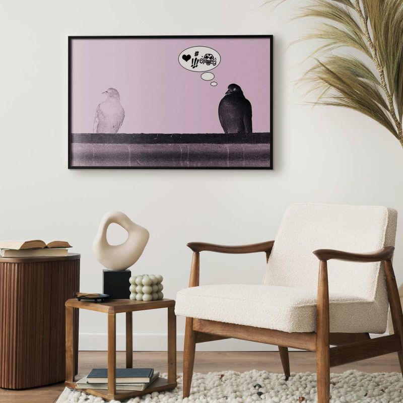 Plakat Artgeist Zaloty 90x60 cm z ramą czarną 1 szt