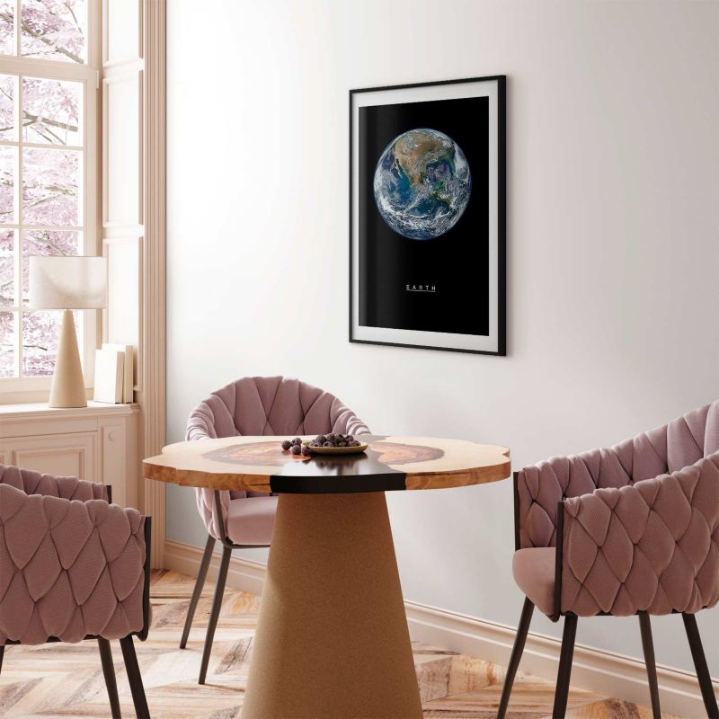 Plakat Artgeist Ziemia 21x30 cm z ramą czarną 1 szt