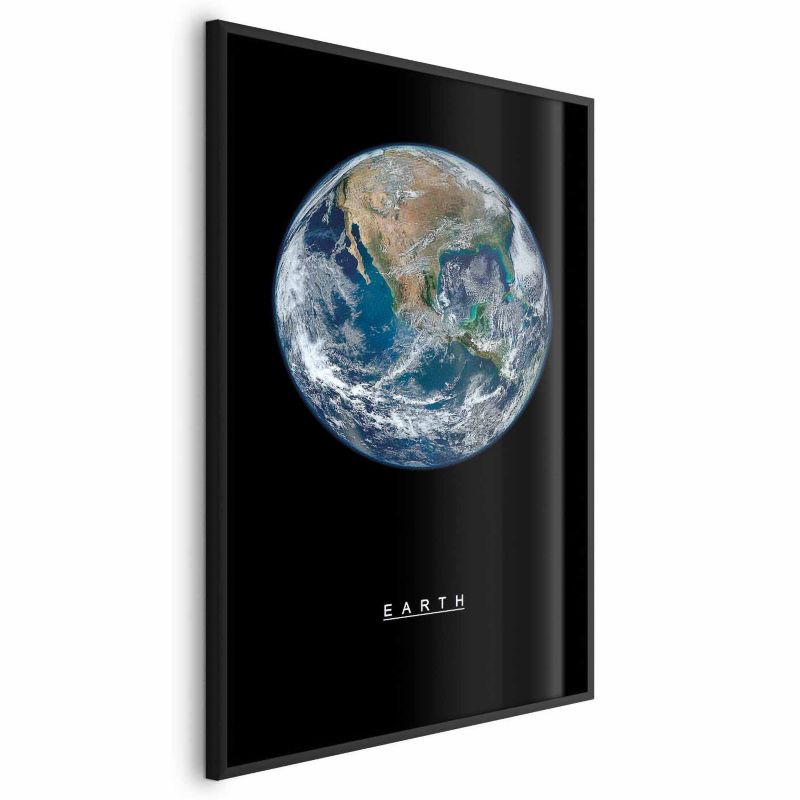 Plakat Artgeist Ziemia 29,7x42 cm z ramą czarną 1 szt