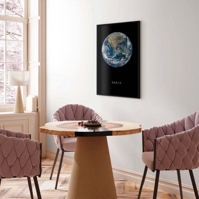Plakat Artgeist Ziemia 29,7x42 cm z ramą czarną 1 szt