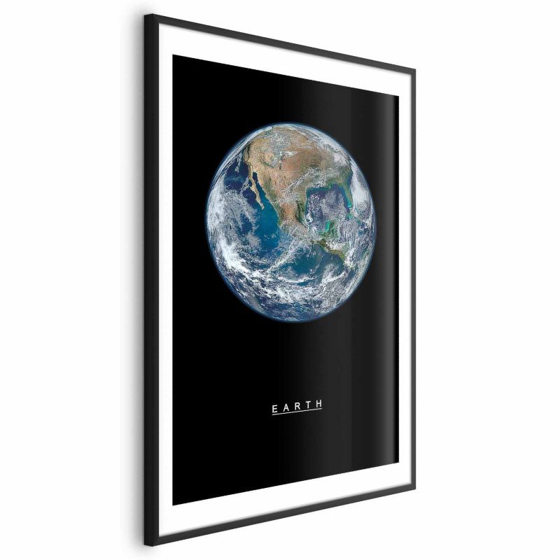 Plakat Artgeist Ziemia 29,7x42 cm z ramą czarną 1 szt