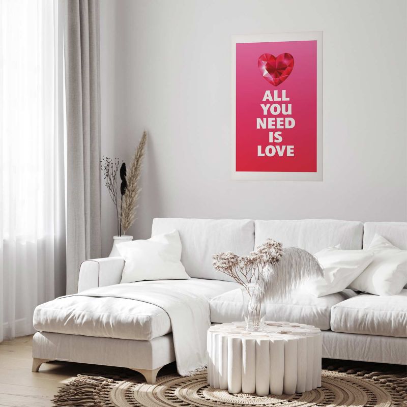 Plakat Artgeist Zjawiskowe serce 60x90 cm bez ramy 1 szt