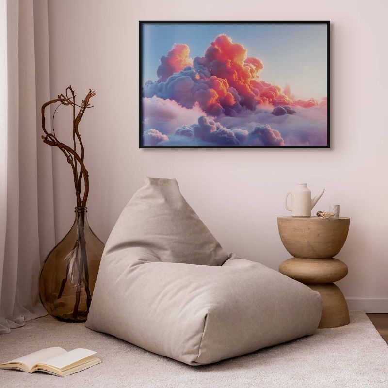 Plakat Artgeist Zmierzchowy spektakl 90x60 cm z ramą czarną 1 szt