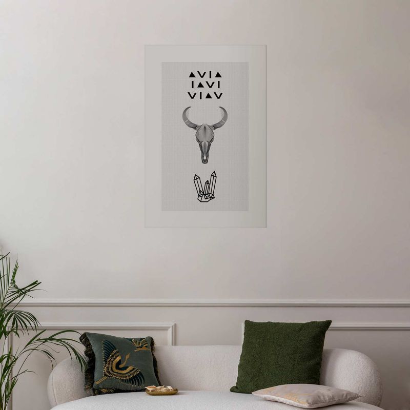 Plakat Artgeist Zwierzęca czaszka 40x60 cm bez ramy 1 szt