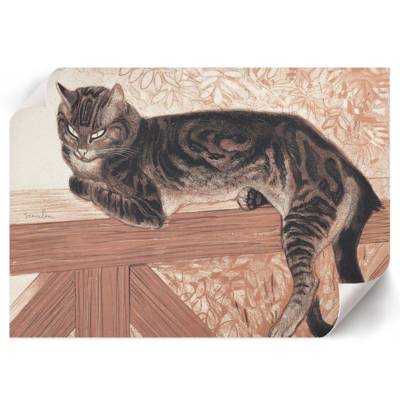 Plakat ArtPrintCave 59,5x42 cm Kotka na balustradzie Théophile Steinlen 1 szt.