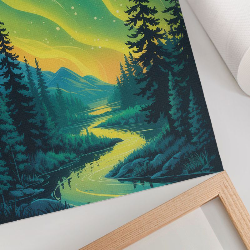 Plakat Do Kuchni ArtPrintCave 21x29,7 cm Malowany krajobraz World Surface 1 szt.