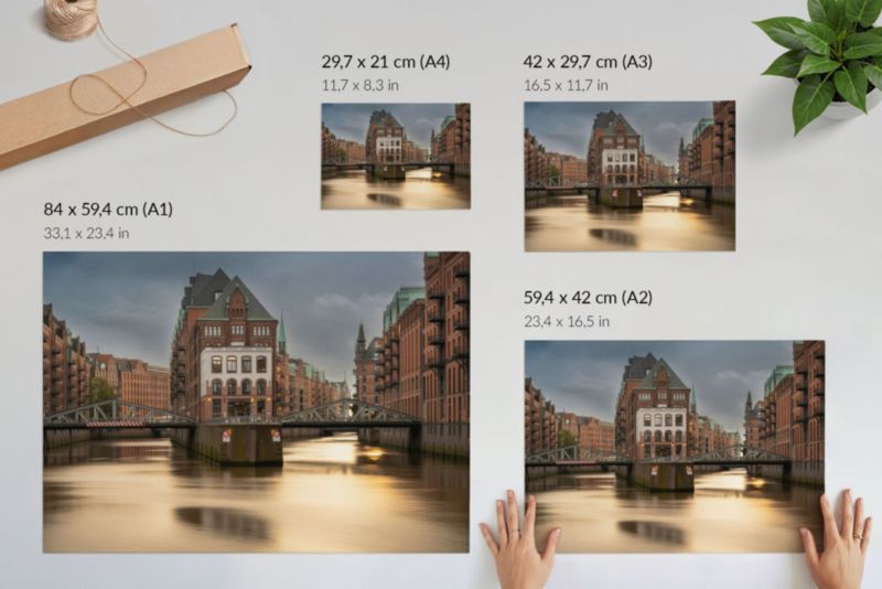 Plakat na Ścianę Tulup 29,7x21 cm (A4) Miejski urok Do salonu, biura, sypialni 1 szt.