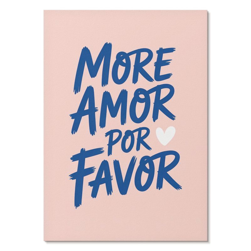 Plakat na Ścianę Tulup 42x59,4 cm (A2) More amor por favor Do salonu, sypialni, biura 1 szt.