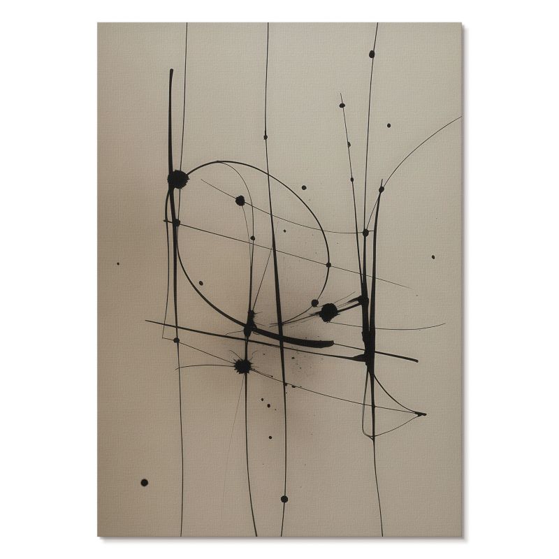 Plakat na Ścianę Tulup 59,4,x84 cm (A1) Abstrakcja plam Do salonu, biura, sypialni 1 szt.