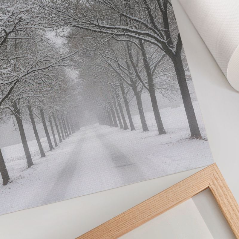 Plakat Wallfluent Format A4 Śnieżna aleja Artysta Nevara 1 szt.