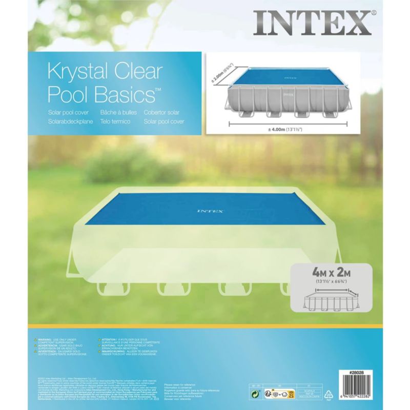 Plandeka basenowa intex 378 x 186 cm 1 szt