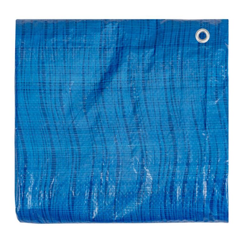 Plandeka Standard 10x12mx70G Niebieska Ze Stalowymi Oczkami 1 szt.