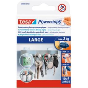 Plastry samoprzylepne Tesa Powerstrips duży do 2 kg 10 szt.