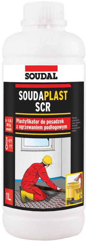 Plastyfikator do zapraw przy ogrzewaniu podłogowym Soudal SCR 1 l