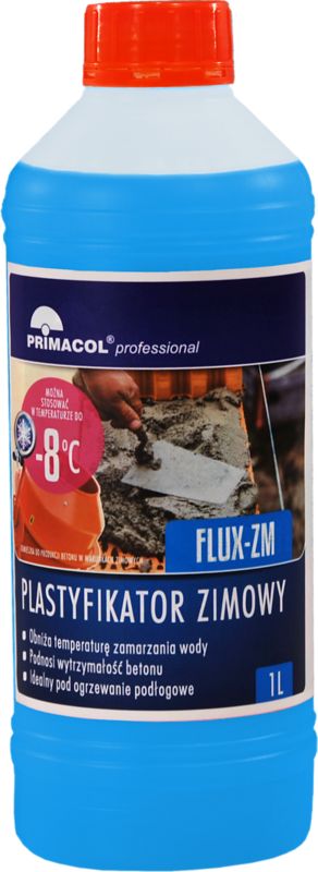 Plastyfikator zimowy do betonów Primacol Flux ZM 1 l