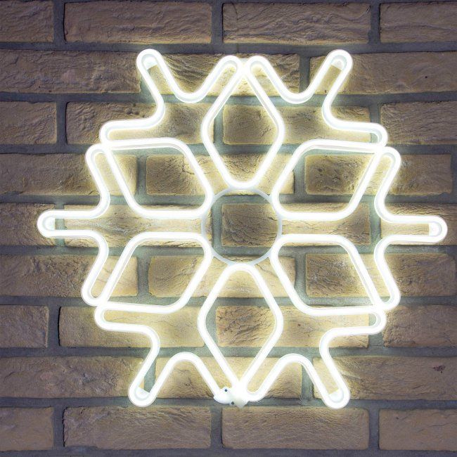 Płatek śniegu LED Bulinex SMD 60 x 60 cm barwa zimna biała