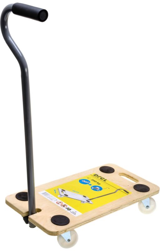 Platforma Drel, platforma transportowa 580 x 290 mm 200 kg z dyszlem, 1 szt.