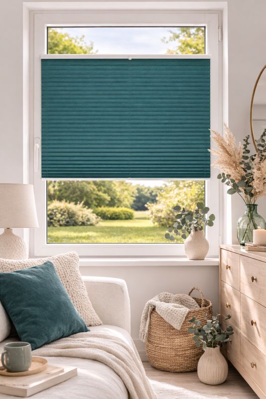 Plisa DECORI z regulacją 105x120 kolor 119 morski, 1 szt