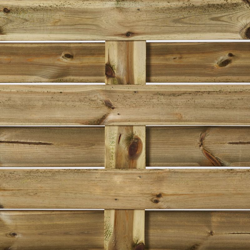 Płot drewniany GoodHome Neva pełny 179 x 179 cm