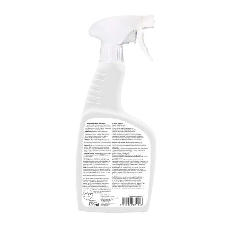 Płyn do czyszczenia łazienki Volden 500 ml