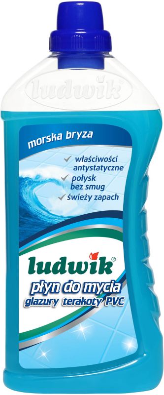 Płyn do mycia glazury, terakoty i PVC Ludwik 1 l
