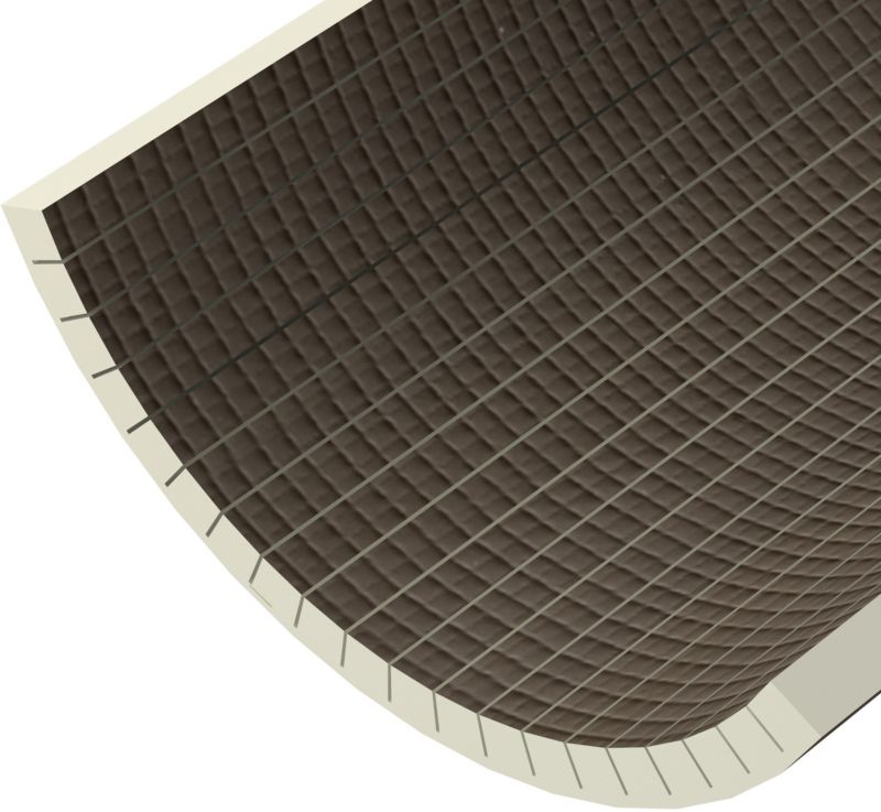 Płyta do zaokrągleń Ultrament cięta wzdłużnie 260 x 60 cm x 30 mm
