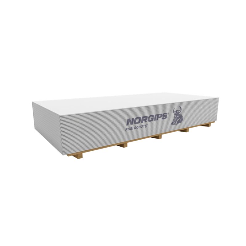Płyta gipsowo-kartonowa giętka 1200 x 2600 x 6,5 mm GKB typ A Norgips Norflex