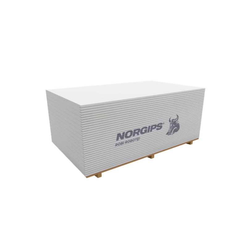 Płyta gipsowo-kartonowa zwykła 1200 x 2000 x 12,5 mm GKB typ A Norgips